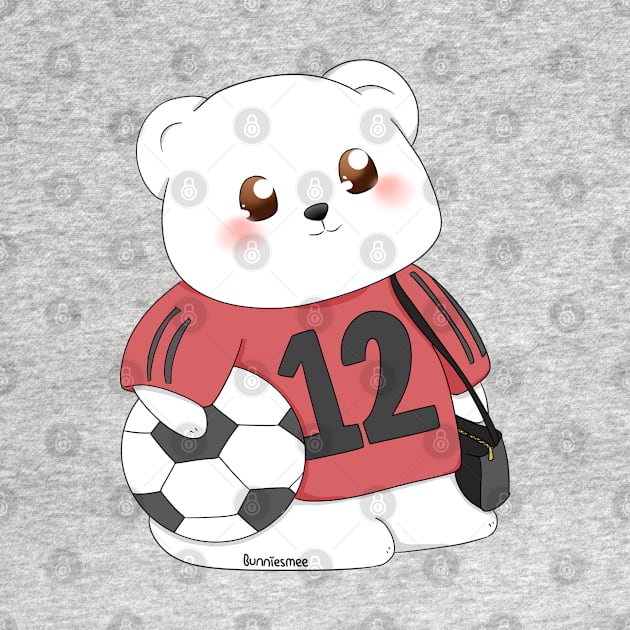 Papi Bear Loves Soccer | Bunniesmee by GambarGrace